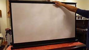 Mileagea 50 Inch Popup Tabletop Projector Screen Review