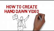 How to create Hand Drawn Videos (Whiteboard videos) - FREE TRIAL