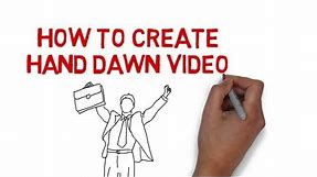 How to create Hand Drawn Videos (Whiteboard videos) - FREE TRIAL