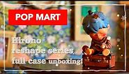 POPMART hirono reshape series full case unboxing!