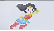 Comment dessiner Wonder Woman (Pixel Art)