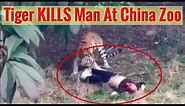 MUST Watch: Tiger Kills Man At China Zoo 寧波動物園老虎咬死擅闖遊客