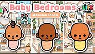 BABY BEDROOM MANSION IDEAS PART 1!! 🍼🥺💖 | Toca Life World