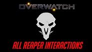 Overwatch - All Reaper Interactions + Unique Kill Quotes