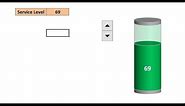 How to create a battery chart in excel