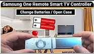 How to Change Batteries/Open Case - SAMSUNG One Remote Smart TV Controller