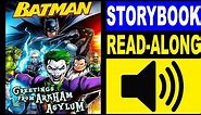 Batman Read Along Storybook, Read Aloud Story Books, Batman - Greetings from Arkham Asylum