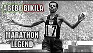 The Marathon World Record - BAREFOOT! || ABEBE BIKILA - ETHIOPIA