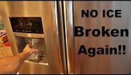 Frigidaire ice maker broken again: fix it