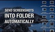 Send Mac Screenshots to Specific Folder