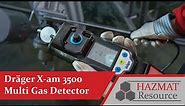How to use the Dräger X-am 3500 and 8000 manual (video)
