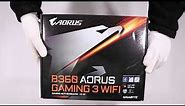 Unboxing Gigabyte B360 AORUS GAMING 3 WIFI hands on review