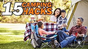 15 Clever and Useful Camping Hacks | Best Camping Tips & Tricks