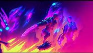 12 Hours - 4K Animated colorful Screensaver