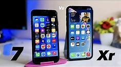 iPhone 7 vs iPhone Xr - Comparison 🔥