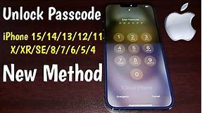 Unlock Passcode iPhone 15/14/13/12/11/X/XR/SE/8/7/6/5/4 | Unlock iPhone If Forgot Password