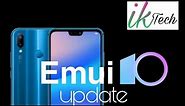 Emui 10 update on Huawei P20 lite