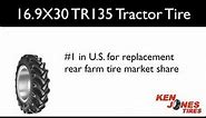 16.9X30 BKT TR135 Tractor Tires | 1-800-225-9513 | Ken Jones Tires