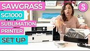 How to Set Up Sawgrass SG1000 Sublimation Printer