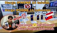 UNBOXING IPHONE 14,PERBANDINGAN HARGA IPHONE DI INDONESIA DAN IPHONE DI TAIWAN,mana yg lebih murah⁉️
