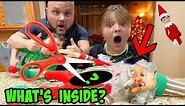 WHATS INSIDE the GIANT ELF on the SHELF? CUTTING OPEN an EVIL ELF 🧝‍♂️ with AUBREY & CALEB!
