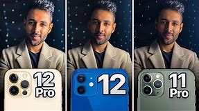 iPhone 12 Pro vs iPhone 12 vs iPhone 11 Pro Camera Test Comparison.