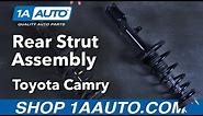 How to Replace Rear Strut Assembly 97-01 Toyota Camry