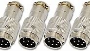 4pcs 8 Pin Male Microphone Connector