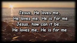 Jesus Loves Me - Chris Tomlin - Worship Video with lyrics