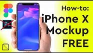 Create iPhone X Mockup using Figma (no Photoshop) - No Fluff Design