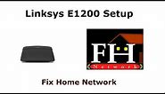 Linksys E1200 setup | Features | Password | Firmware | Reset | Manual Installation