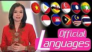 Official Languages in Southeast Asia