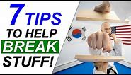 7 Tips on How to Break Boards, Blocks or Anything for Martial Arts