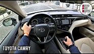 Toyota Camry Premium (Hybrid) 218HP - POV Test Drive. Toyota GoPRO driving.