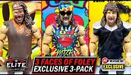 WWE ELITE 3-FACES OF FOLEY 3-PACK REVIEW! RINGSIDE EXCLUSIVE!