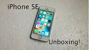 Unboxing the brand new iPhone SE 16GB in Gold!