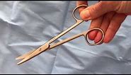 Midwifery Skills - Use of Suture scissors