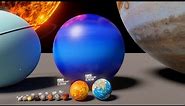 Solar System Size In Perspective | 3D Universe Size Comparison