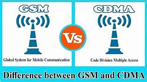 GSM vs CDMA - Difference between CDMA and GSM