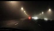Driving in Fog - Crossing the 'Second Severn Bridge' between England & Wales