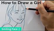 How to draw a Smiling Face :)