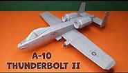 A-10 Thunderbolt II Paper Model | How to Make a Paper Airplane Model | Paper craft | Paper Aircraft
