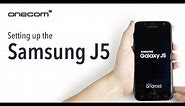 Setting up the Samsung J5