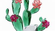 Crystal Flowers Desert Pink Cactus by SWAROVSKI