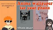 Anime wallpaper/lockscreen for your phone.