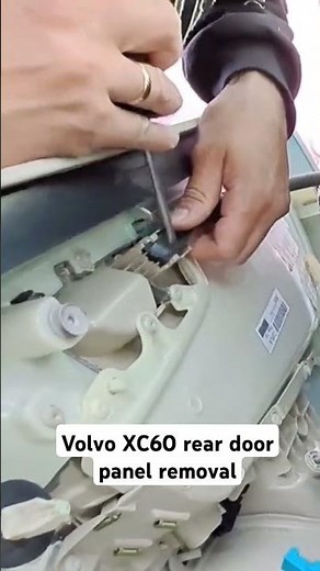 Volvo XC60 rear door panel removal #volvo #volvoxc60 #xc60