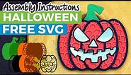 Halloween Pumpkin Layered SVG | Assembly Instructions