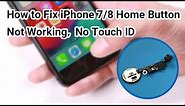 How to Fix iPhone 7/8 Home Button Not Working, No Touch ID/No Fingerprint