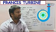 FRANCIS TURBINE | HOW FRANCIS TURBINE WORKS | PARTS OF FRANCIS TURBINE