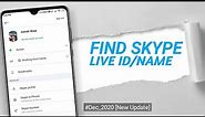 How To Find Out My Own Skype Live Id/Name In Skype App | How Do I Know What My Skype Id Is